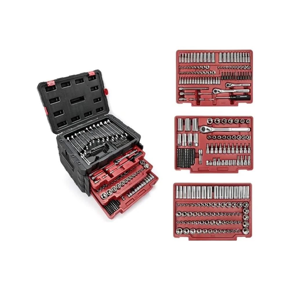 

450-Piece Mechanics Tool Set Hand Tools Box Universal Professional Tool Kit With Heavy Duty Case Box Freight Free Freight Free