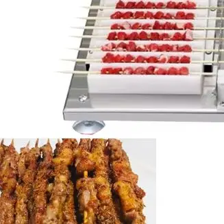 YY Barbecue Stringing Artifact Mutton Skewer Machine Stainless Steel Manual Doner Kebab Machine Meat String Machine