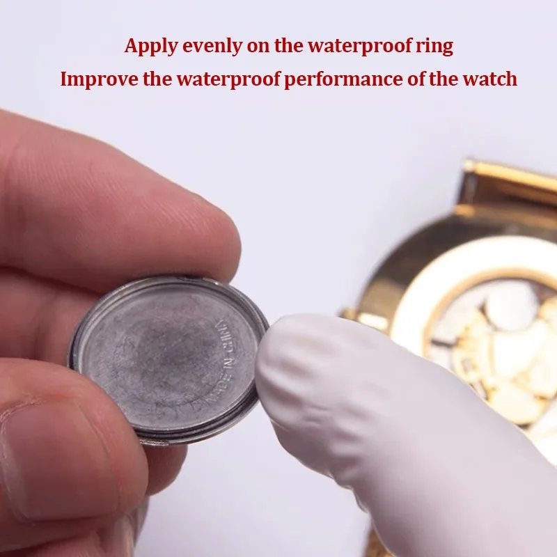 Silicone Grease Waterproof Watch Cream Pen Pins Watch Oil Applying Lubricants Tools Watch Movement Clean Upkeep Repair Restorer image 5