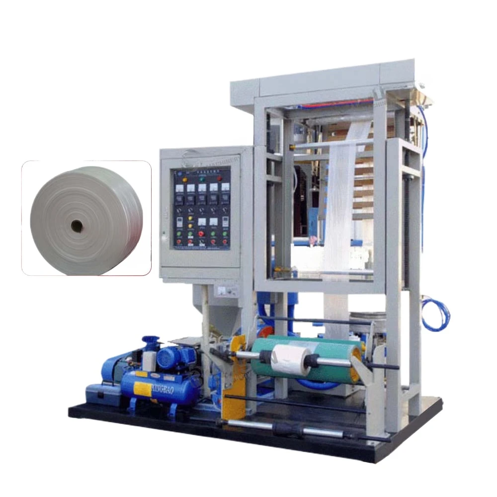 LDPE HDPE LLDPE Biodegradable Plastic Extrusion Mini Film Blowing Machine