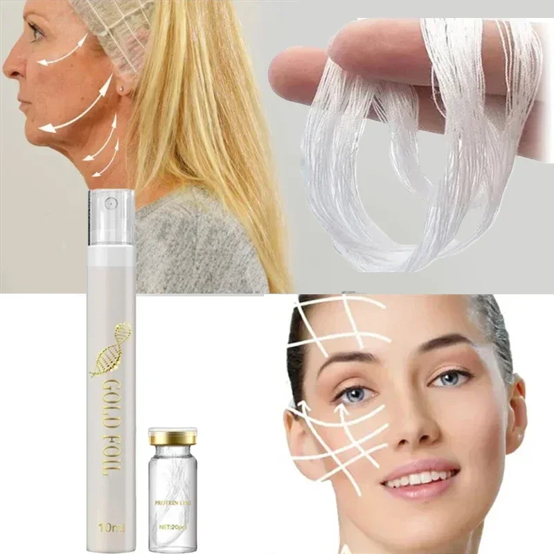 

Hot sales Protein Thread Lifting Kit Face Lift Firming Absorbable Anti-Aging Facial Serum Collagen Wrinkle Remove Skin Care Esse