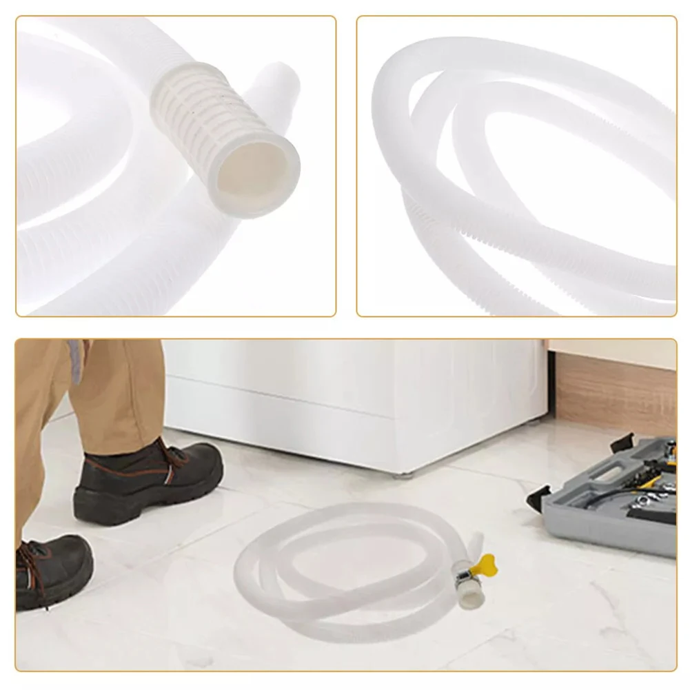 Conector De Mangueira De Dreno De Aço Inoxidável AC, Substituição De Ar Condicionado Em Casa, ABS e Aço, Solução Conveniente