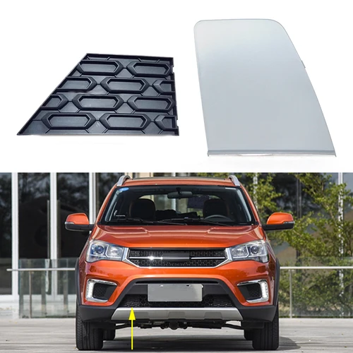 Imagen 1 del producto Para Chery Tiggo 2/Tiggo 3X cubierta de gancho de remolque de parachoques trasero delantero de coche tapa de ojo de transporte de remolque