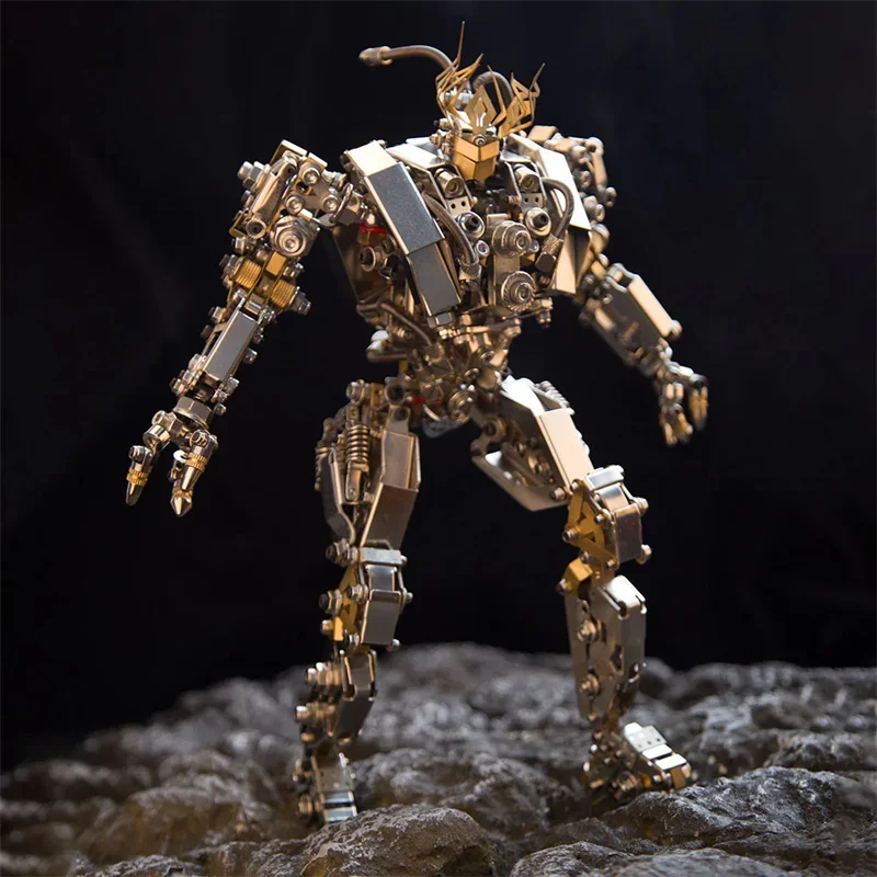 3D Metal Puzzle Protoss Mecha Monkey King Wukong's Friend DIY Assembly Model Kits DIY Mechanical Assembly Adults Kids Toy