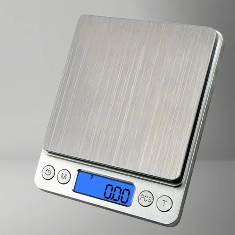 

500g/0.01g Jewelry Portable Scale 3kg/0.1g Digital Display Scale Baking Electronic Scale Personal Table Scale Kitchen Food Scale