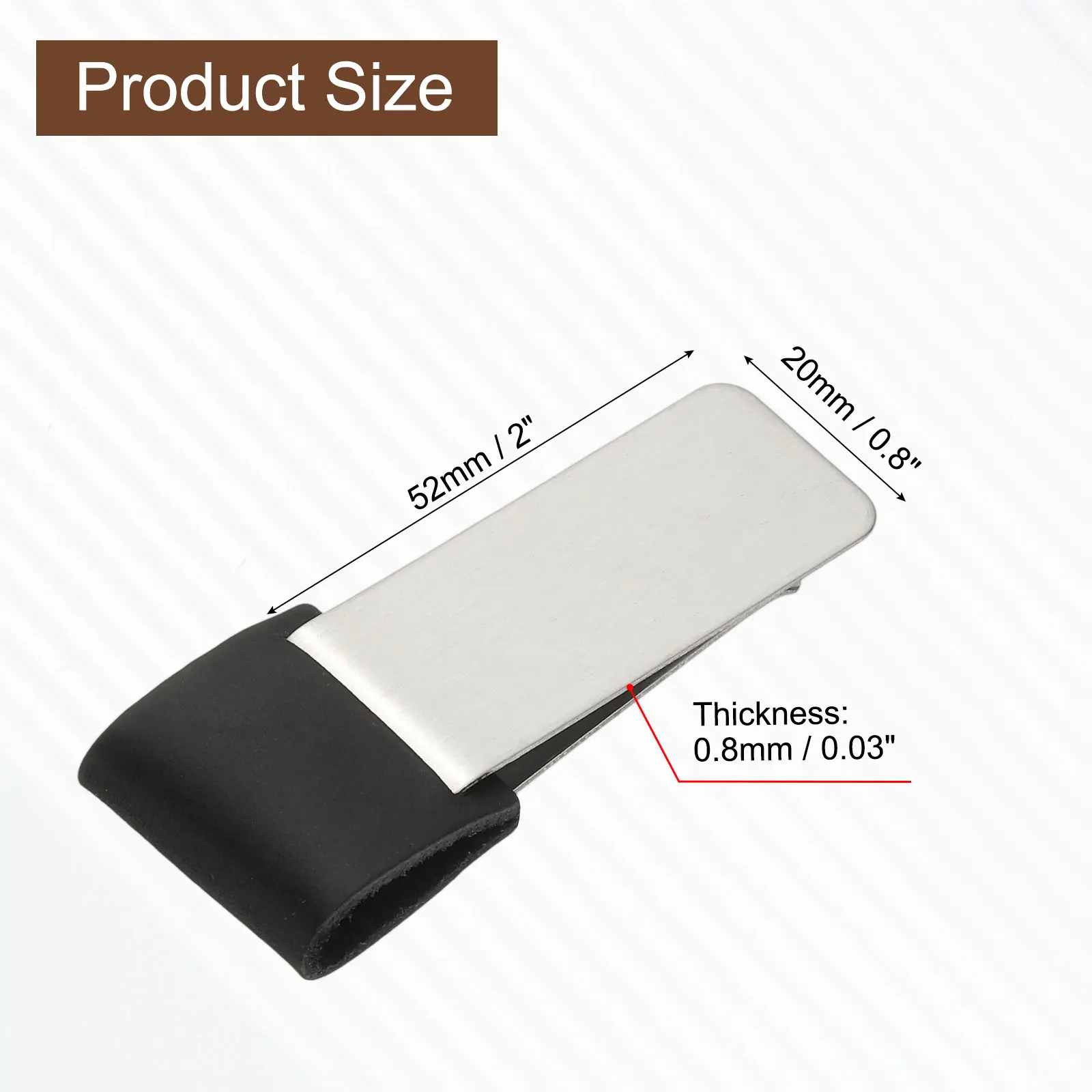 Pen Loop for Notebook,Stainless Steel Leather Pencil Holder Pen Clip for Notebook Traveler Journals Planner