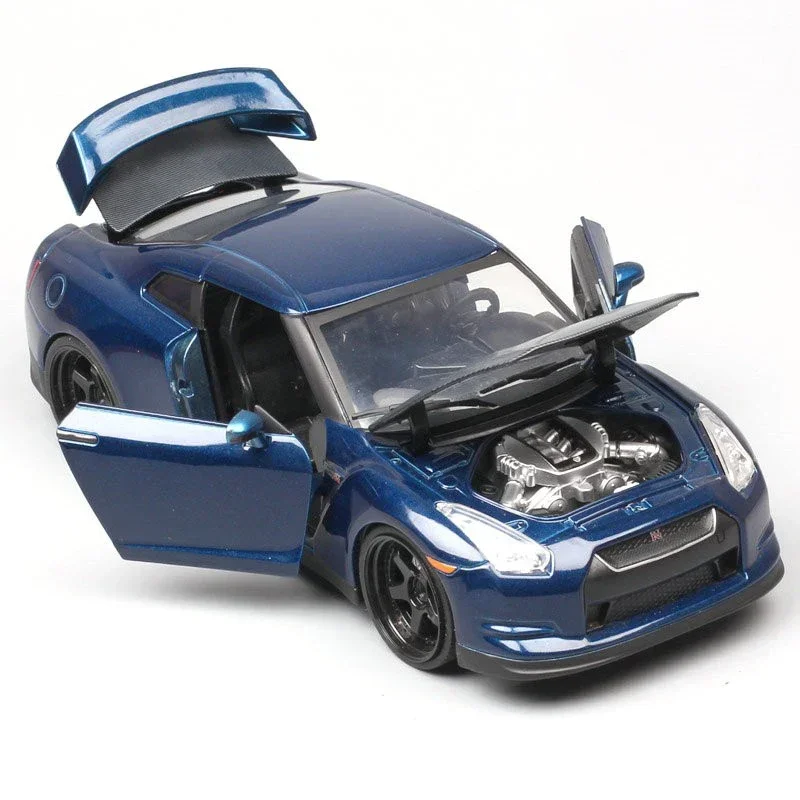 JADA 1:24 FOR Nissan GTR R35 Paul Toy Alloy Car Diecasts & Toy Vehicles Car Model Miniature Scale Model Car Toys