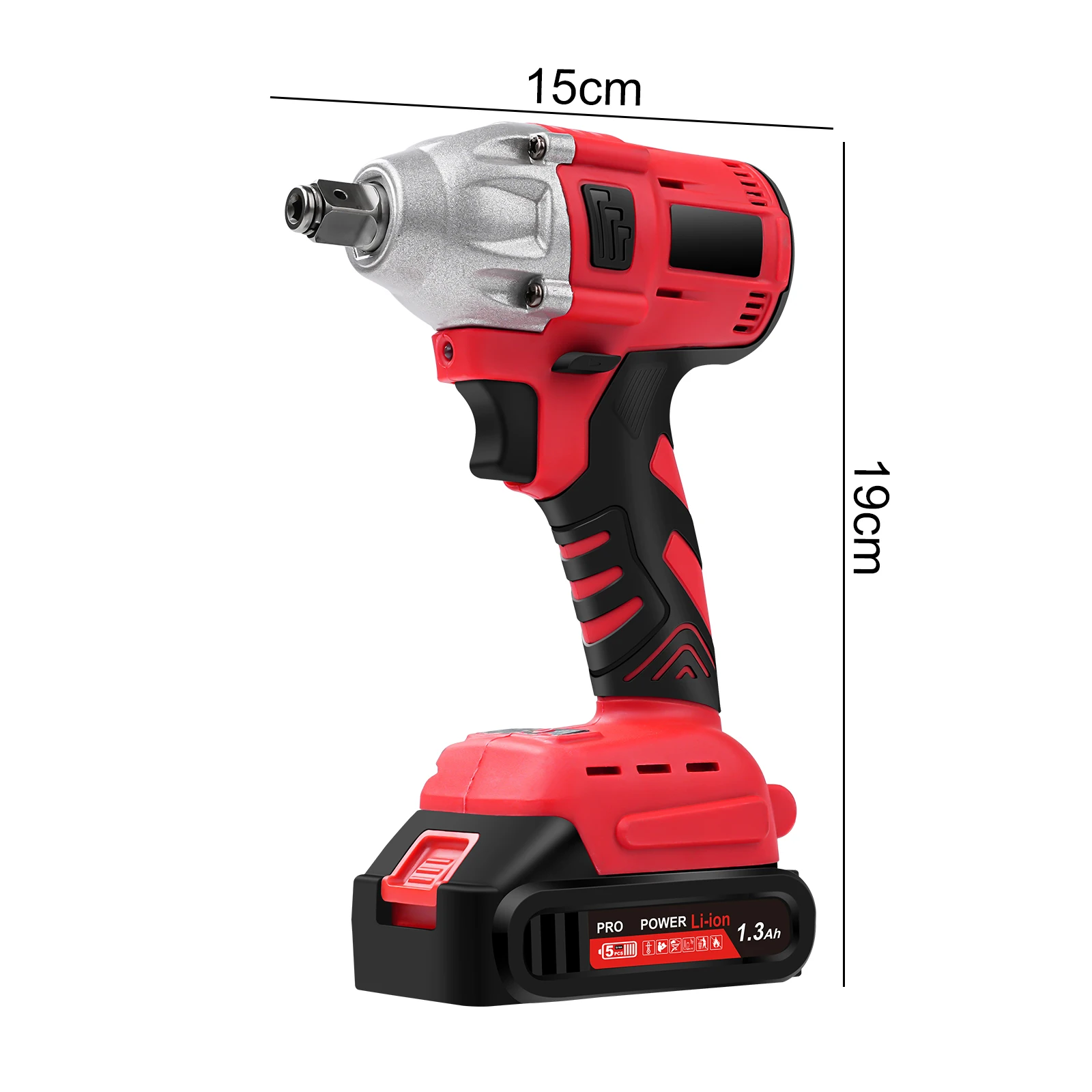 DEWIN Бесщеточный электрический ударный гайковерт 1200N.M Отвертка Аккумуляторный ключ PowerTool для грузовика Makita/Dewalt 18 В Аккумуляторный штифт ЕС