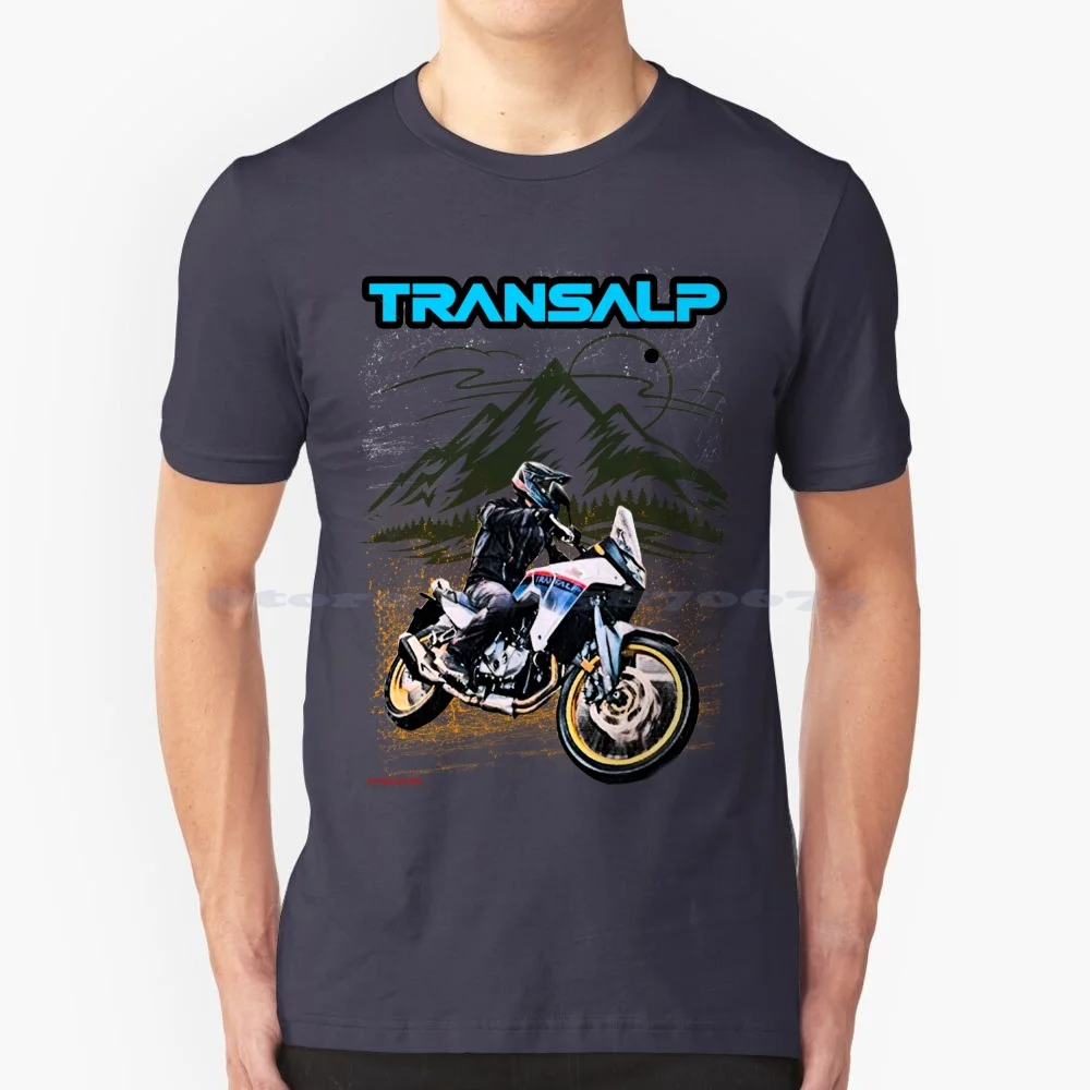 Transfp 750 Xl maglietta del deserto 100% cotone Tee minimalista Love Bikers moto estetica Motorsport Vsco Lifestyle Motoart