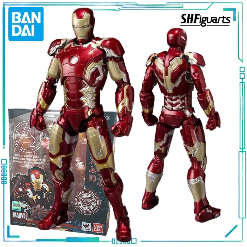 

BANDAI Genuine S. H. Figuarts Series Movable Toys Iron Man Mark 43 Collectibles of Movable Finished Product Models As A Gift