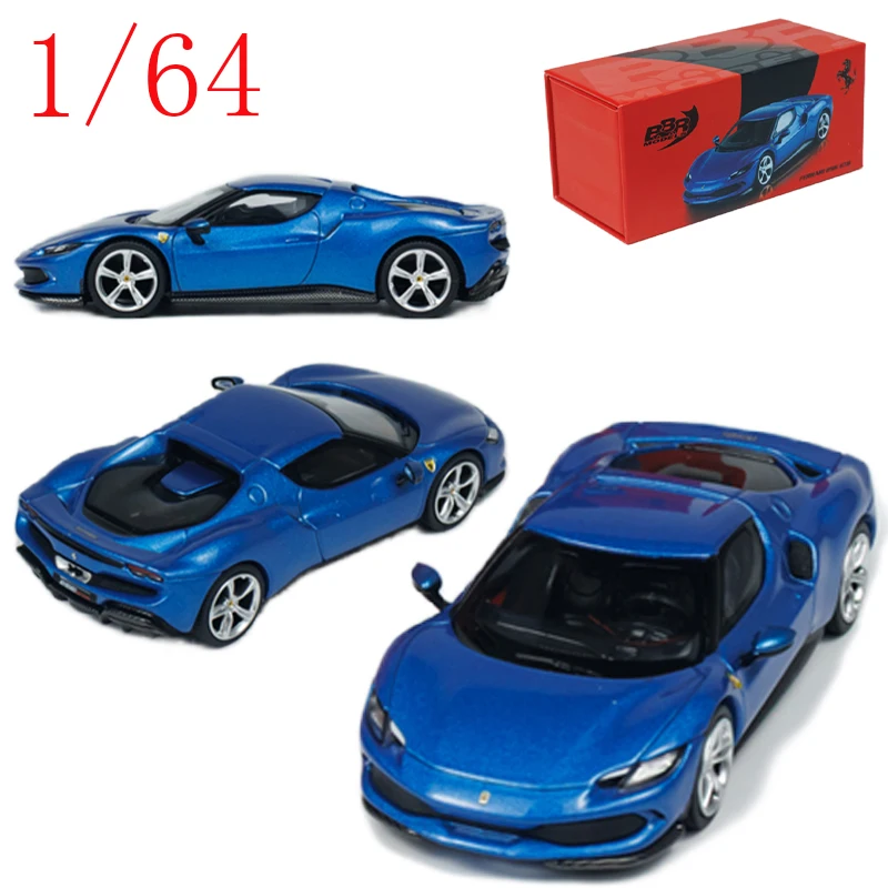 

BBR Diecast 1/64 Scale ‌Ferrari 296 GTB Hybrid Berlinetta (High-Performance Supercar) Alloy Car Model Toys for Boys Gift