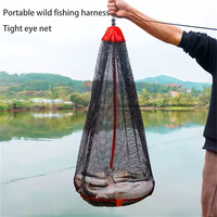 Outdoor Drawstring Live Fish Net Fish Protection Kit Net Pocket Fish Bag Invisible Fishing Net Bag Diving Fishing Net Bag