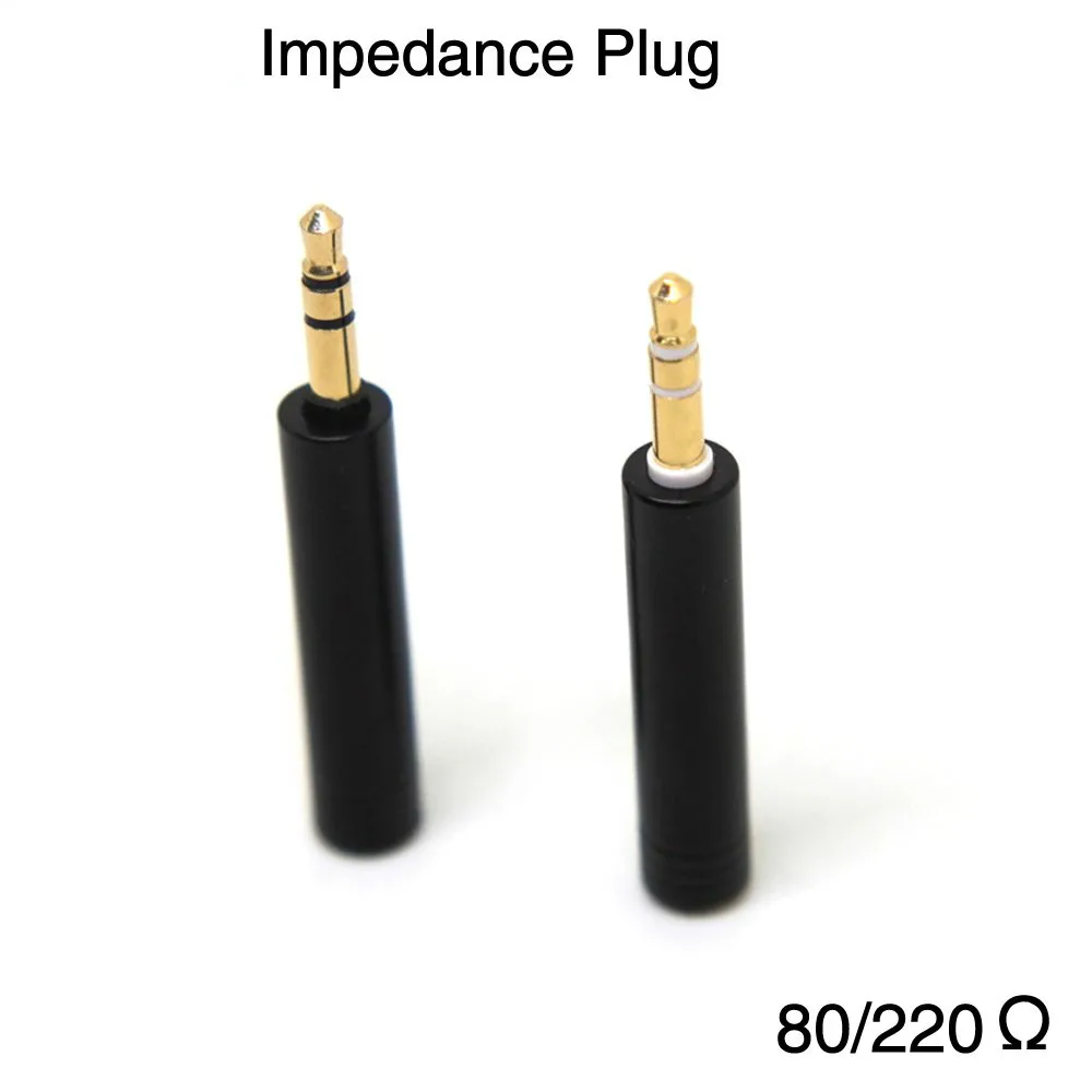 Conductor Earphone Impedance Plug 80 220 ohm Noise Cancelling Adapter 3.5mm Jack Professional Reduce Noise Filter Plug