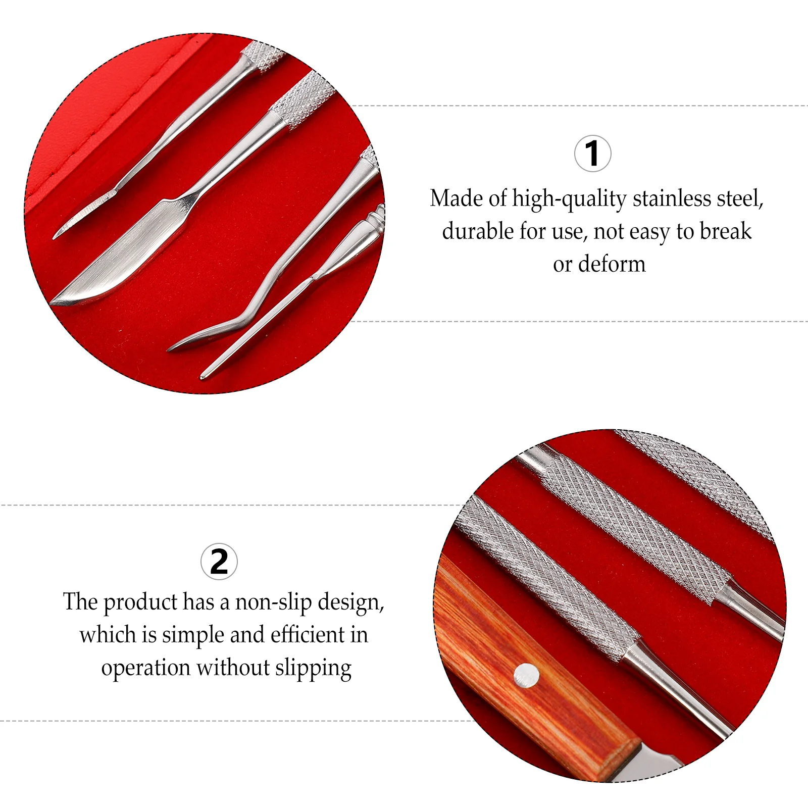 

10pcs Dental Wax Carver Set Stainless Steel Tools for Carving Shaping Modeling Cutting Pottery Clay Crafts Sewing