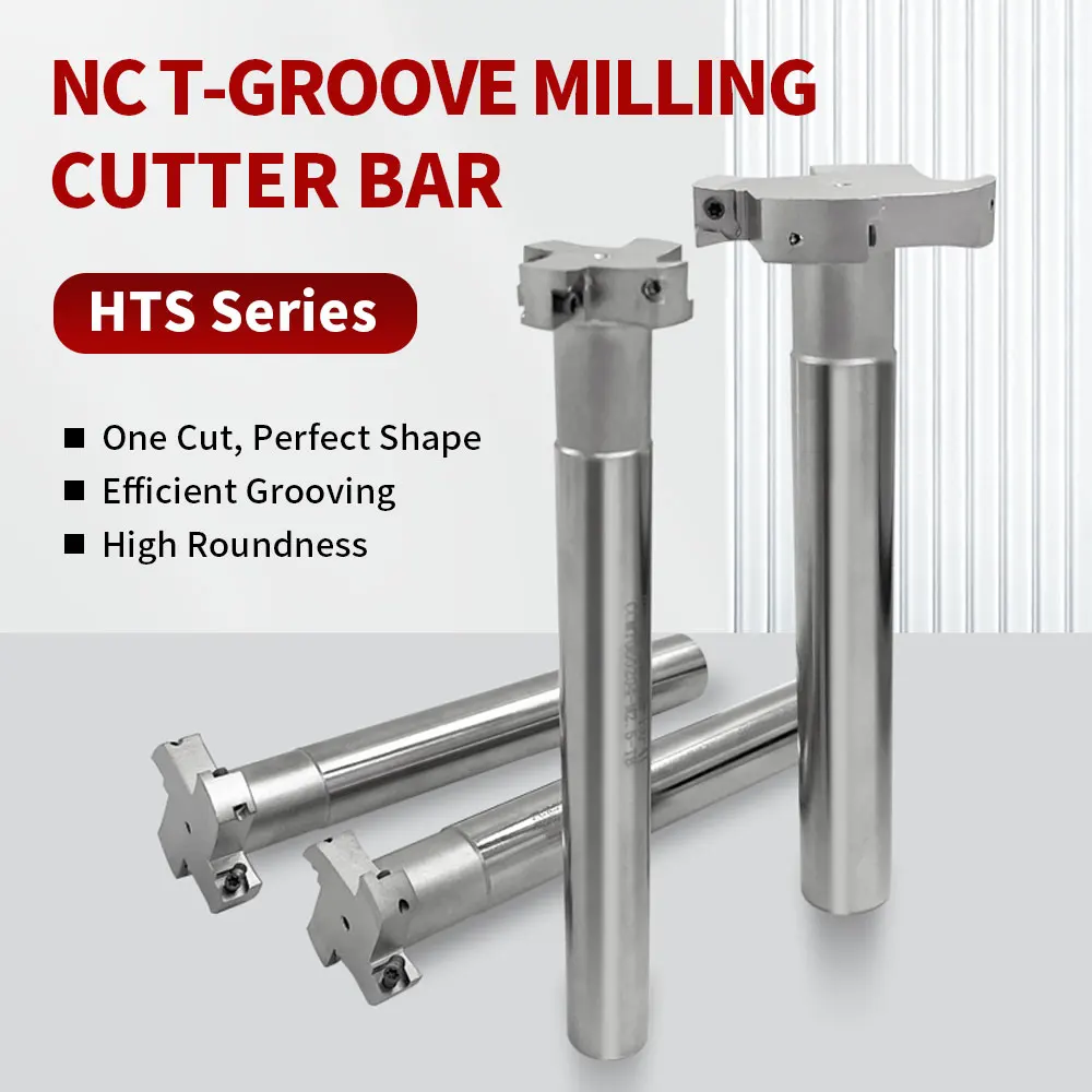 Extended HTS H10T-slot milling cutter D16-D120 Trapezoidal slot milling cutter Side milling cutter for CCMT06024 MPHT060304