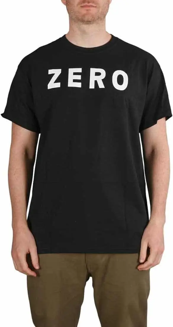 

Футболка Zero Skateboards S/S с армейским логотипом, рубашка для скейтбординга