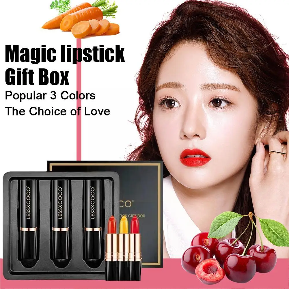 Carotene Discoloration Lip Balm Long Last Moisturizing Dry Color Skin Lip Cracking Anti Waterproof Lipstick Changing Tighte U0X7