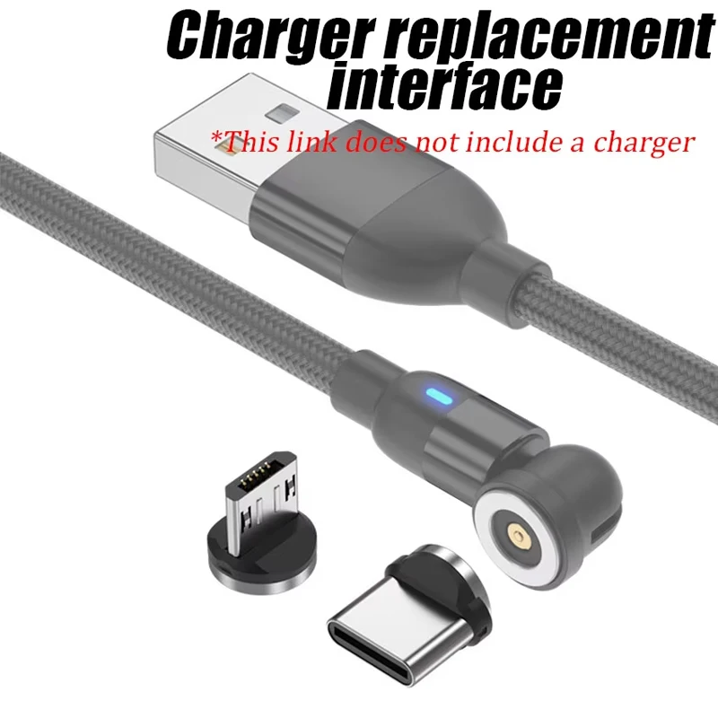 

5/10PCS Magnetic Charging port Micro USB Type C Phone Charging Cable For Samsung Xiaomi USB Cord Wire 540 Degree Roating