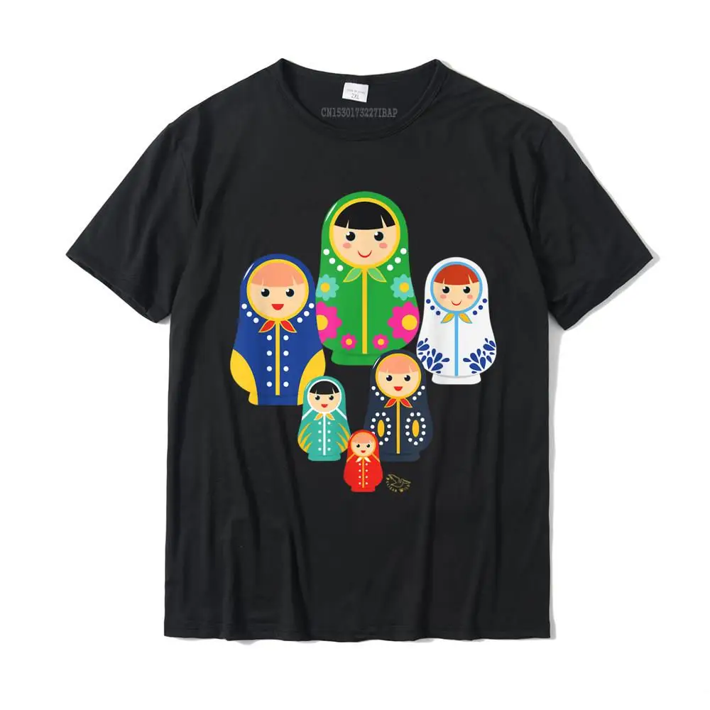 Matryoshka Russian Nesting Dolls Russia Gift T-Shirt Coupons Men T Shirts Cotton Tops Shirts Printing