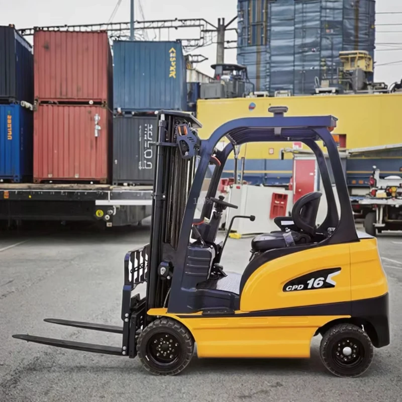 Best-Selling 1.5ton 2Ton Electric Stacker New Full Electric Forklift Walkie Pallet Stacker AWD Drive Lead-Acid Battery