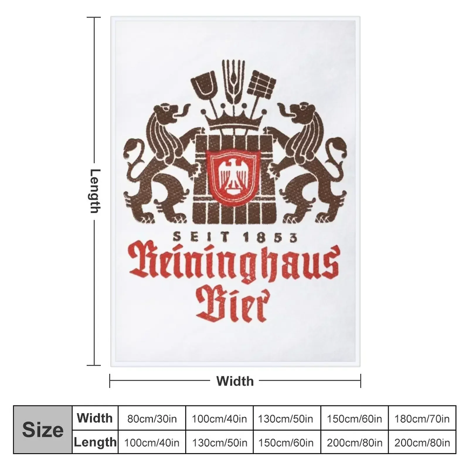 Reininghaus Bier Throw Blanket Camping Thermals For Travel Decorative Sofa Personalized Gift Blankets