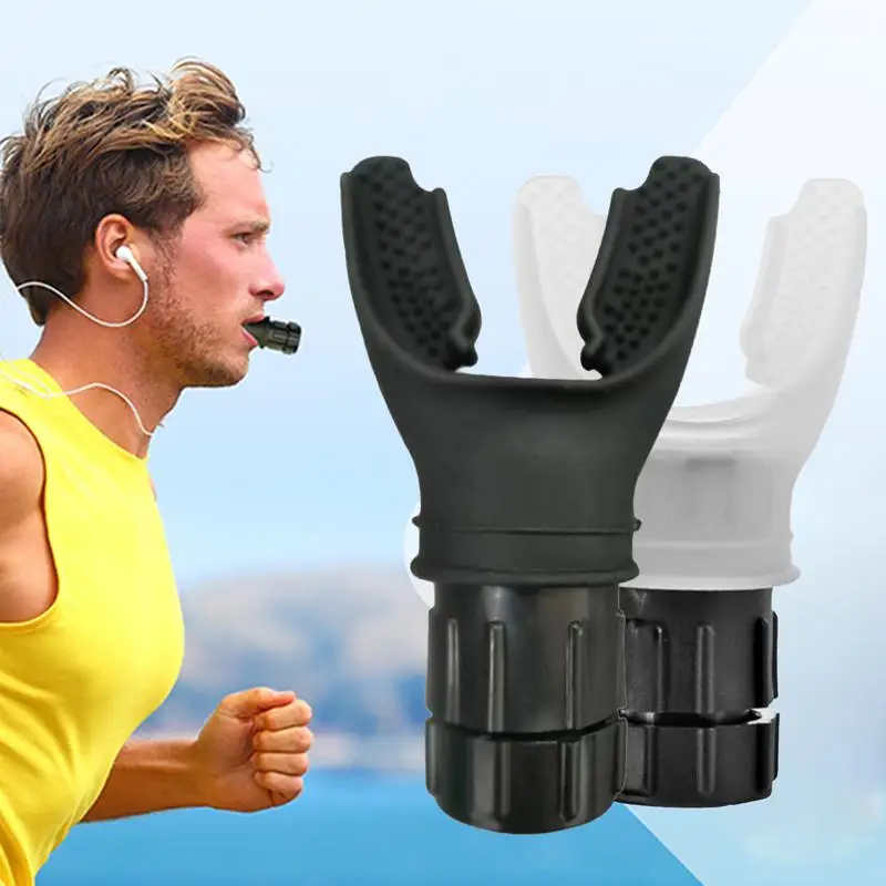 Sports Breathing Trainer Deep Breathing Lung Trainer With Adjustable Intensity Knob Breathing Training Tool Men Improve Strength