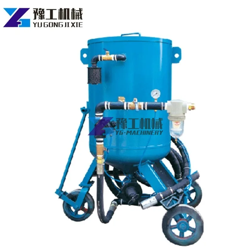 New Tip Sand Blaster Sandblast Equipment for Sale Hight Pressure Wet Dry Sand Blasting Machine Industrial