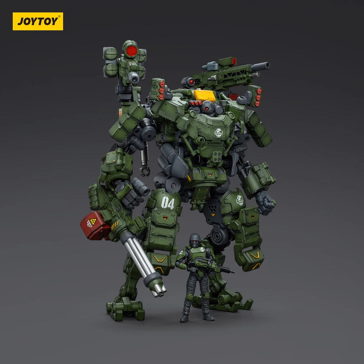 Spot JOYTOY Dark Source JT6229 God of War 86-II 04 Heavy Fire Defense Mecha 1:25 Soldier Model Play Figure Toy