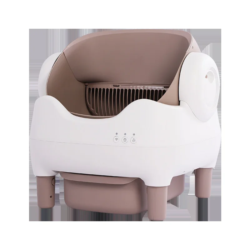 Smart cat litter box automatic cleaning electric cat toilet self-cleaning pet toilet large capacity fat cat free shoveling