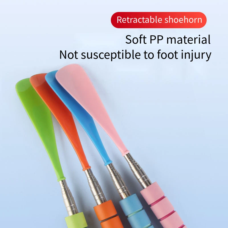 لمط قرون الحذاء الطويلة 30 سنتيمتر-71 سنتيمتر المعادن الحذاء القرن المرأة الحامل كبار السن ملعقة الحذاء لا الانحناء على ارتداء ملعقة الحذاء 1 قطعة