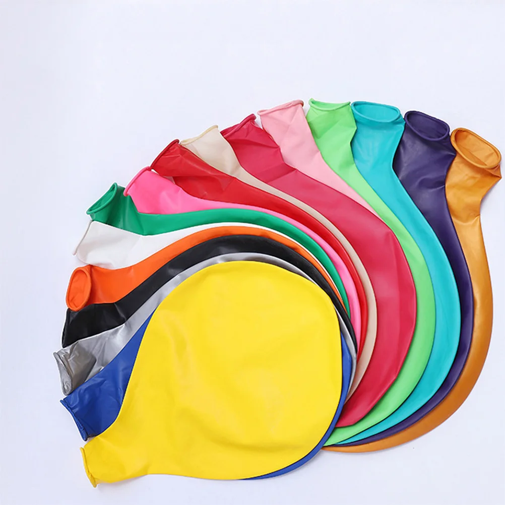 

12Pcs Decoration Balloons Solid Color Latex Party Supplies Wedding Birthday Bridal Shower Christmas Photo Prop Hanging