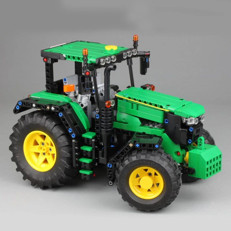 NEW 1008pcs Moc Farm John Dered 6130R Tractor model DIY creative ideas Children Toy birthday Gift Technology building blocks