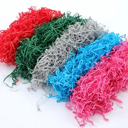 100g colored crinkled raffia colored shredded paper pieces gift box raffia paper filler wedding birthday party holiday shredded