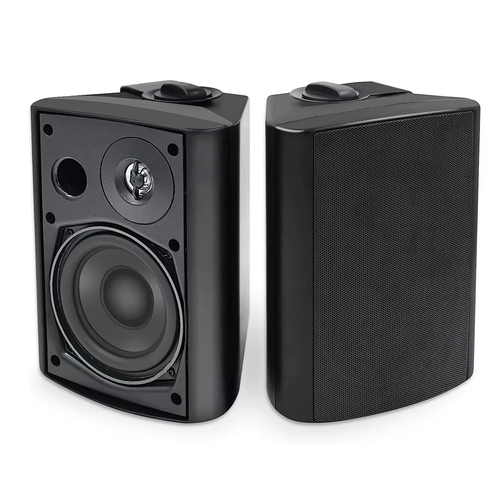 

Herdio 2PCS 4'' 200 Watt Indoor Outdoor Speakers Wall Mounted 2 Way Audio SystemPowerful Bass Expansive Stereo Sound Coverage