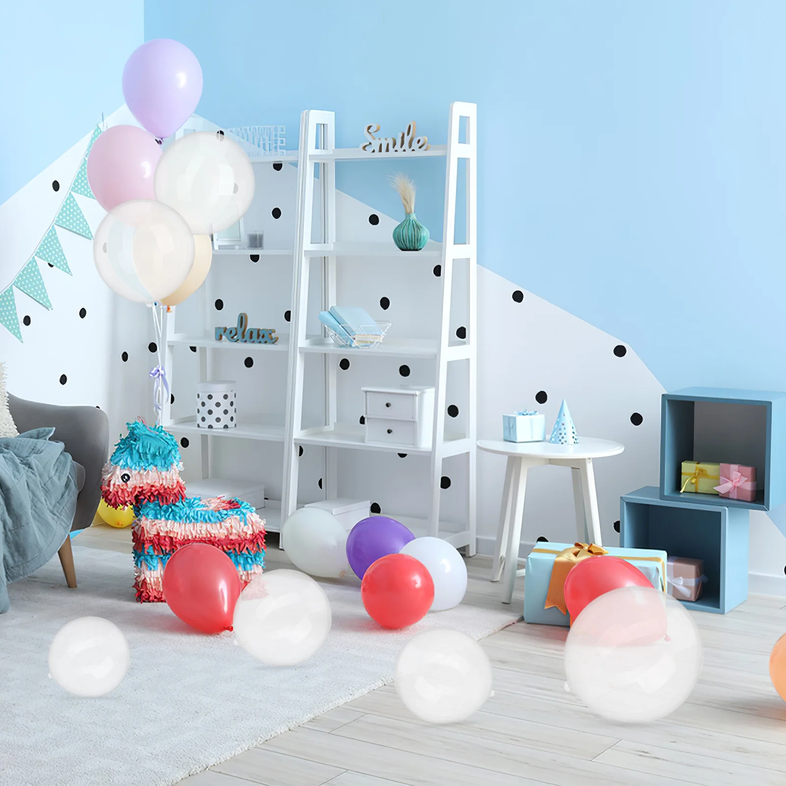 

100 pcs Bobo Balloons 8 Inch Clear Transparent Tpu For Wedding Birthday Party Decor Stuffing Festival