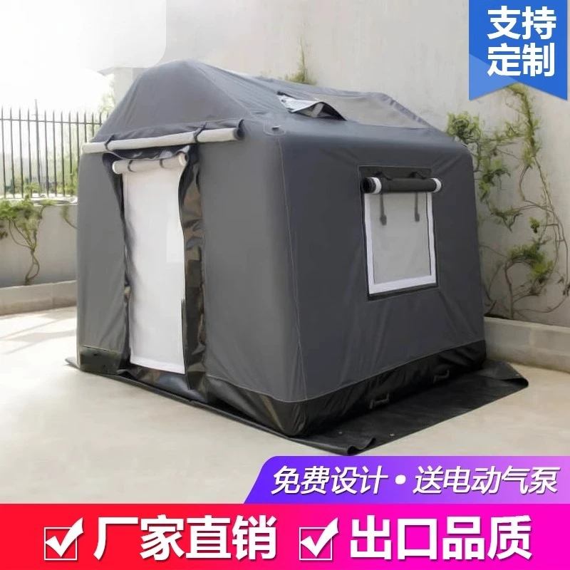 

непромокаемая серая сверхлегкая быстрооткрытая зимняя гостиная, новинка 2025 года, пожарно-спасательная надувная палатка для кемпинга