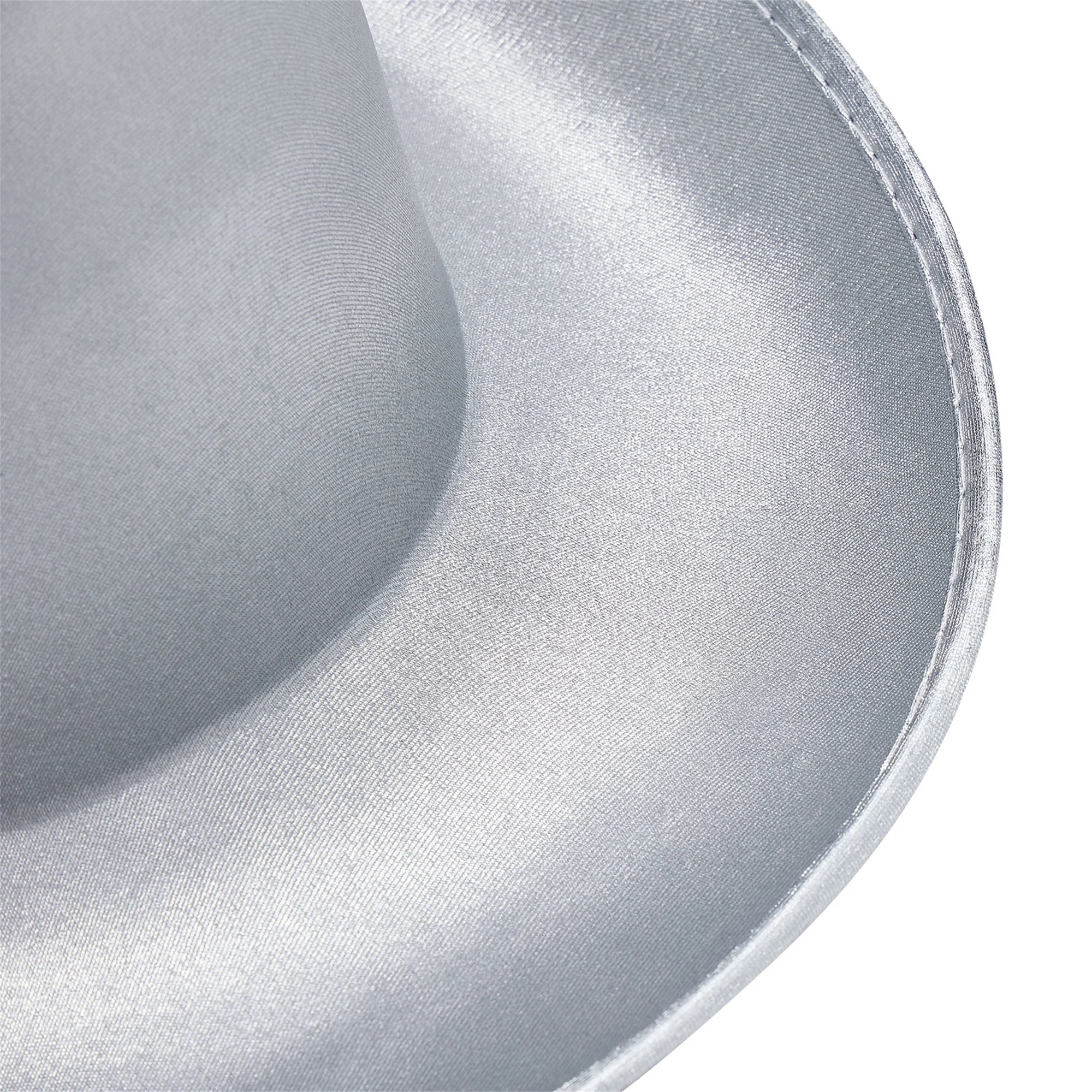 Ковбойская шляпа для взрослых SXYPAYXS, однотонная блестящая Мужская и Женская ковбойская шляпа, аксессуары для свадьбы, вечеринки, праздника, костюма