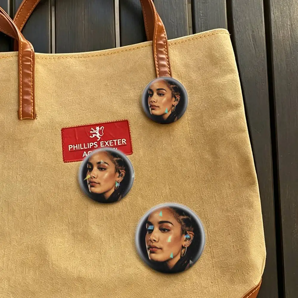 J-Jorja Smith 32/44/58mm Handmade Pins Round Brooch Badge Backpacks Clothes Jewelry Gifts