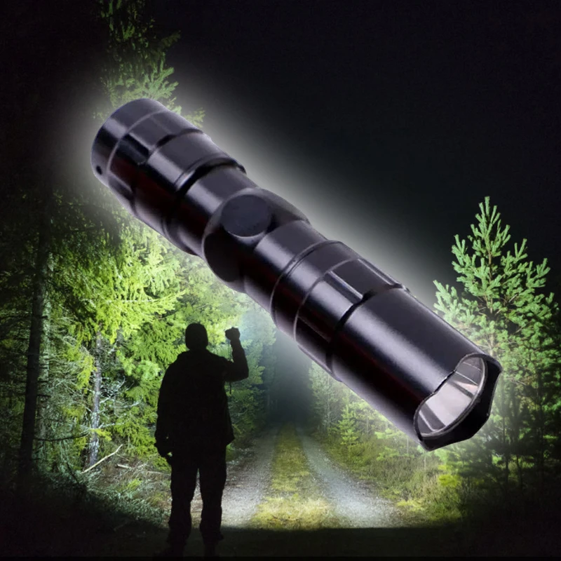 Portable Super Bright LED Flashlight Waterproof orch for Outdoor Camping Fishing Hiking Emergency Lighting