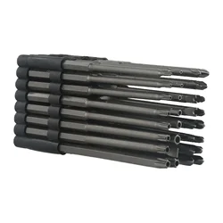 High Quality Screwdriver Bit Set Torx Bit Set Extra Long Finely Crafted Security Silver Versatile Set 6inch Long