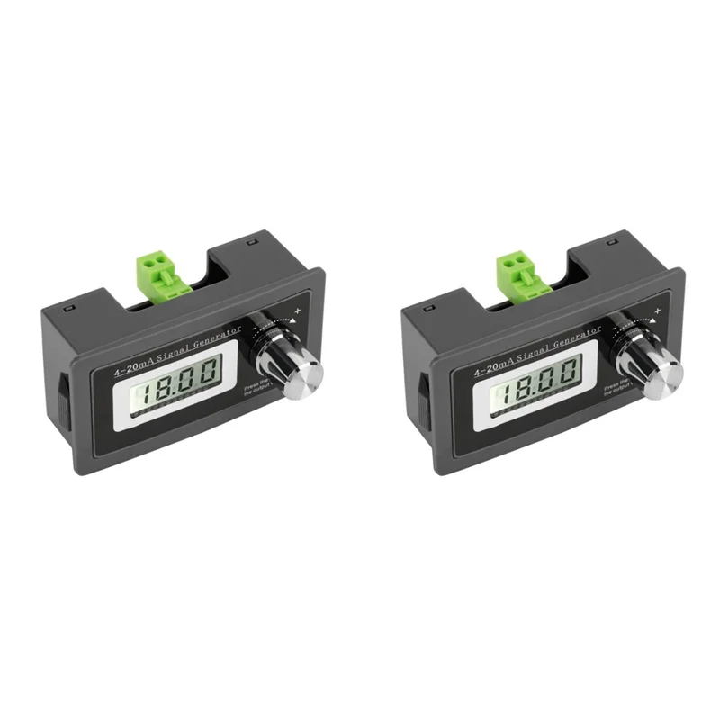 

T82C Лидер продаж-2X 2-проводной 4-20MA Генератор сигналов в контура тока Панельный преобразователь тока Поддержка 2,3,4 провода A0KF