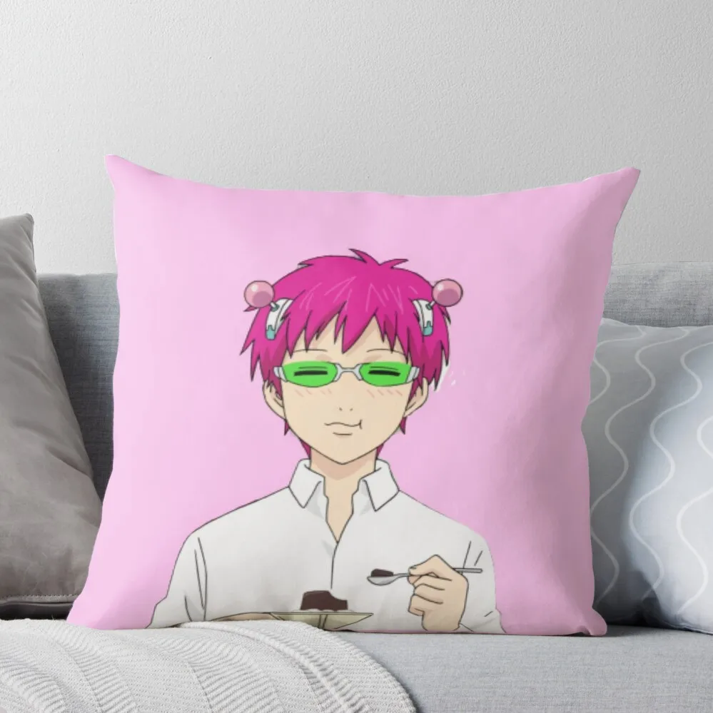 kusuo and his coffee jelly Throw Pillow covers for pillows anime girl Christmas Cushion For Home