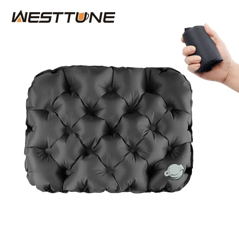 WESTTUNE Inflatable Mattress for Sitting Outdoor Ultralight Seat Cushion Camping Sitting Pad Air Mat for Hiking Backpacking