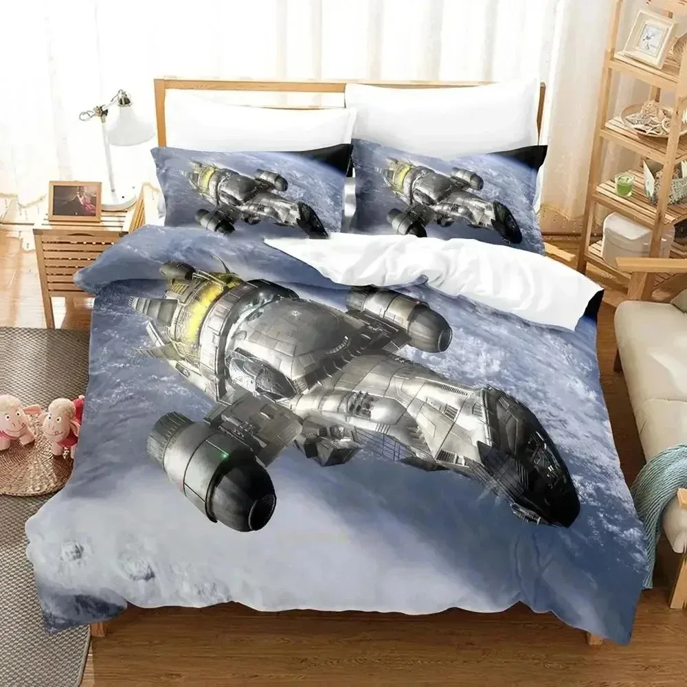

Movie Serenity Bedding Set 3D Printed Suitable for Bedroom Duvet Cover Set With Pillowcases Kids Home Textile