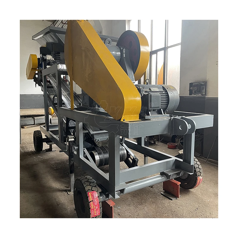 PE300*500 Mobile Jaw Crusher, Jaw Crushing Plant With Discharging Conveyor Price for Sale