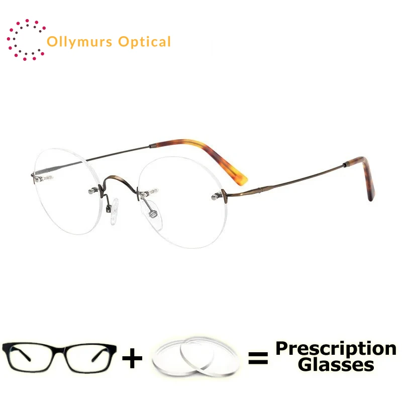 OLLYMURS Personalizza Occhiali da vista Miopia Lenti fotocromatiche Occhiali medici da uomo Lenti ottiche Progressive Multifocale Gla