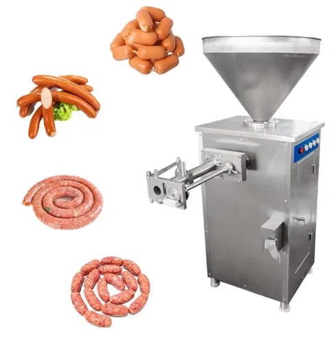 FOODLINE Sausage Filling Machine With Multiple Funnel Sizes For Salami Chorizo Different Sausage Types