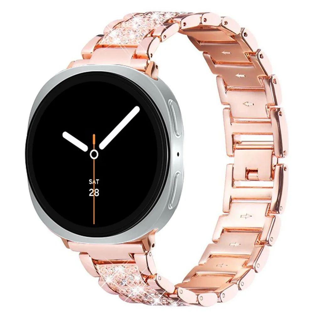 Shining Rhinestone Metal Band For Samsung Galaxy Watch 8 8Classic Ultra 2 1 Strap Bracelet Galaxy 8 40MM 44mm 46mm 47MM Bracelet