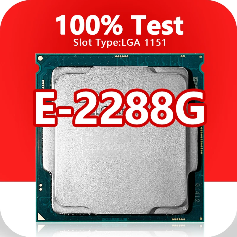 Xeon E-2288G CPU 8 Cores 16 Threads 3.70GHz 16MB 95W DDR4 LGA1151 CPU For C246 Chipsets Server motherboard xeon E2288G processor