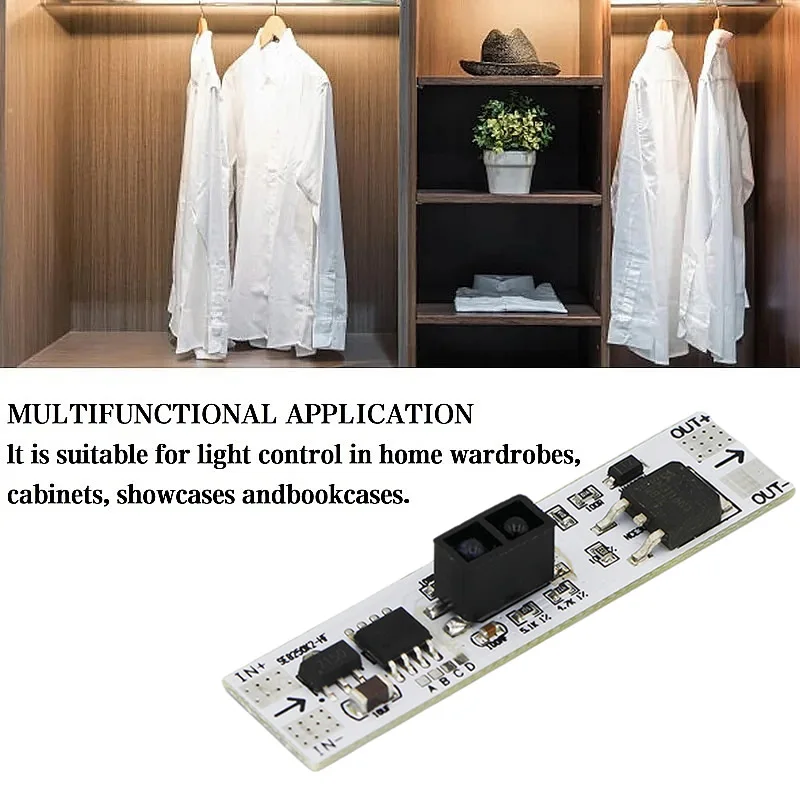 Short Distance Scan Sweep Hand Sensor Touch Switch Capacitive Module PIR Motion Sensor 5V-24V 5A 120W LED Dimming Control Lamps